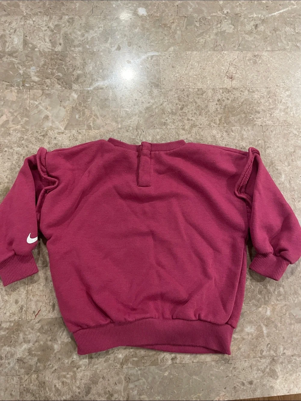 Nike Baby Deep Raspberry Crewneck Sweatshirt